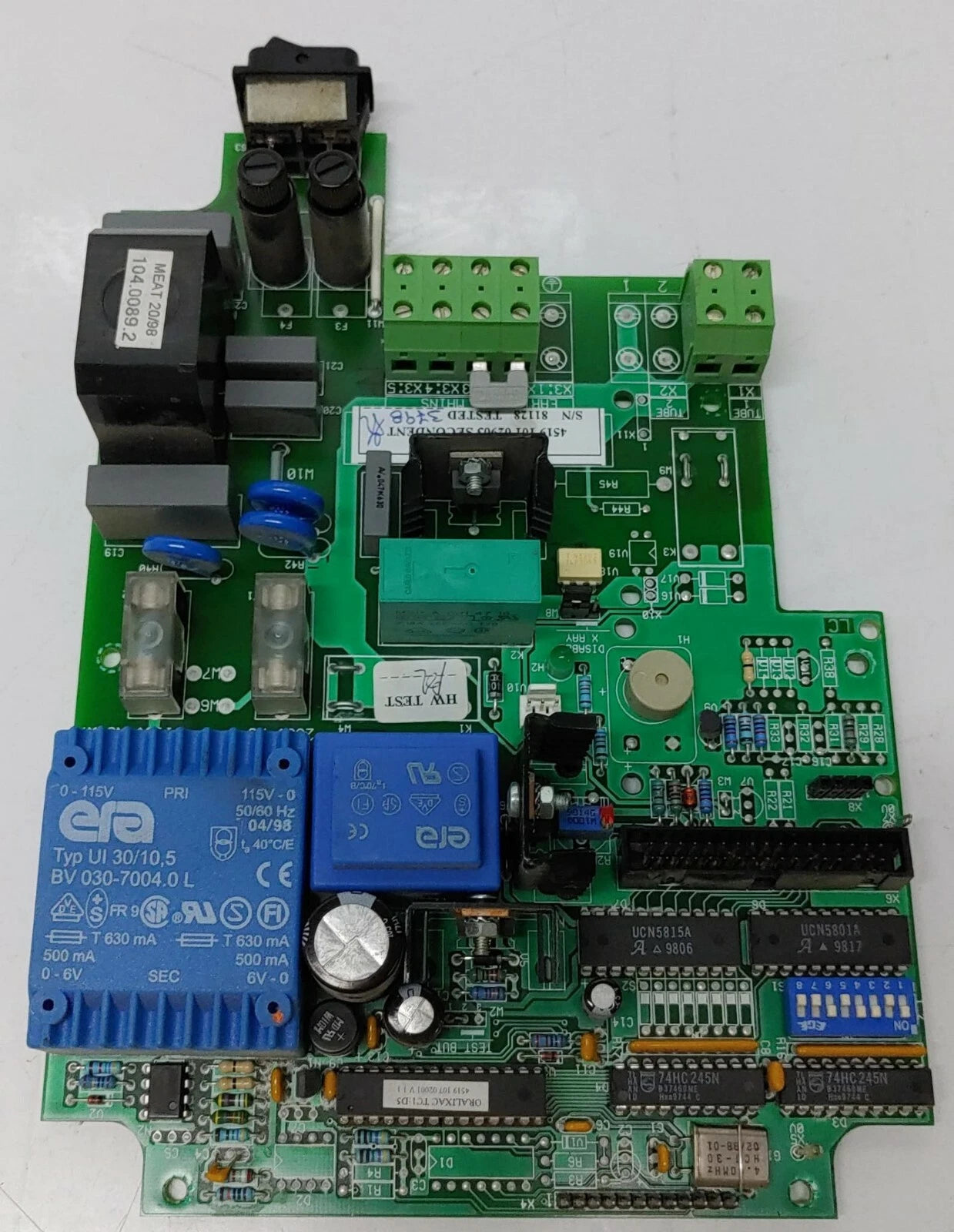 PCB FOR GENDEX SECONDENT TC1 4519 101 02903 Dental X-ray Machine 4519 101 02211