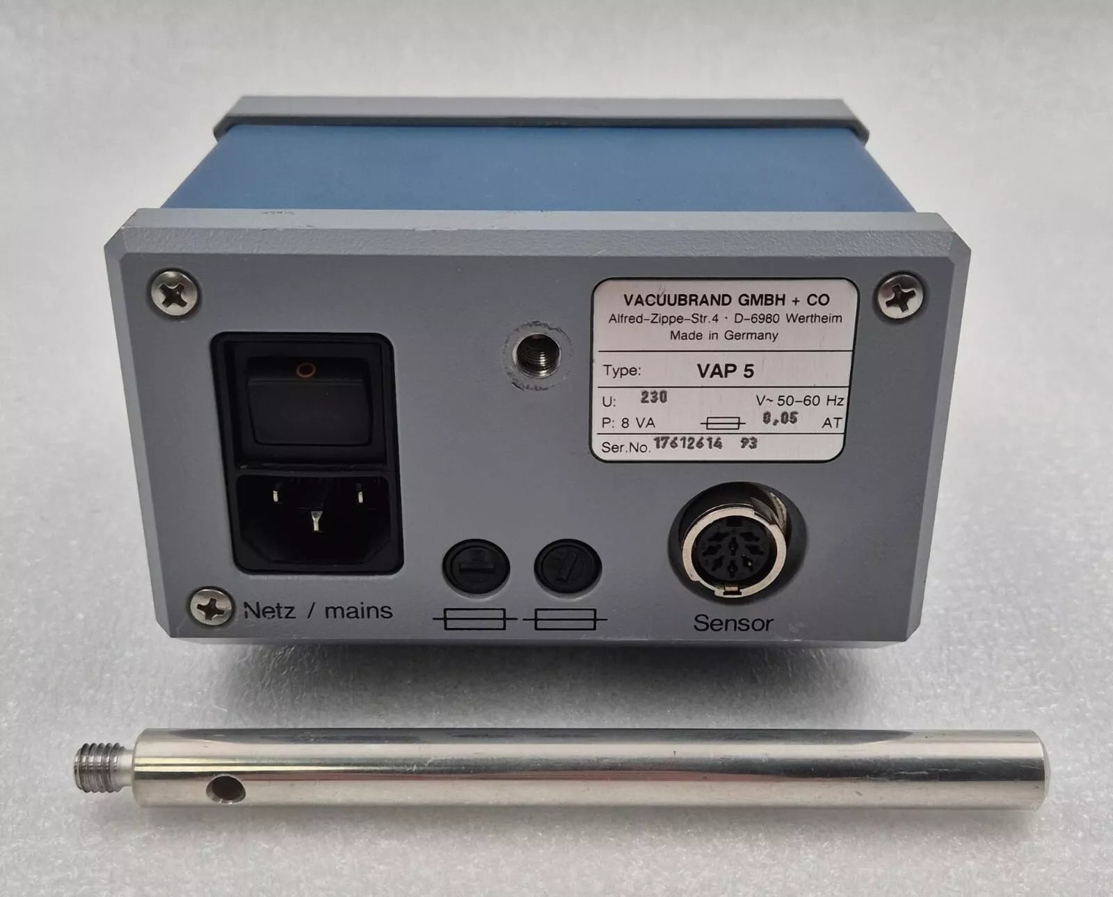VACUUBRAND VAP 5 VACUUM PUMP CONTROLLER 230V