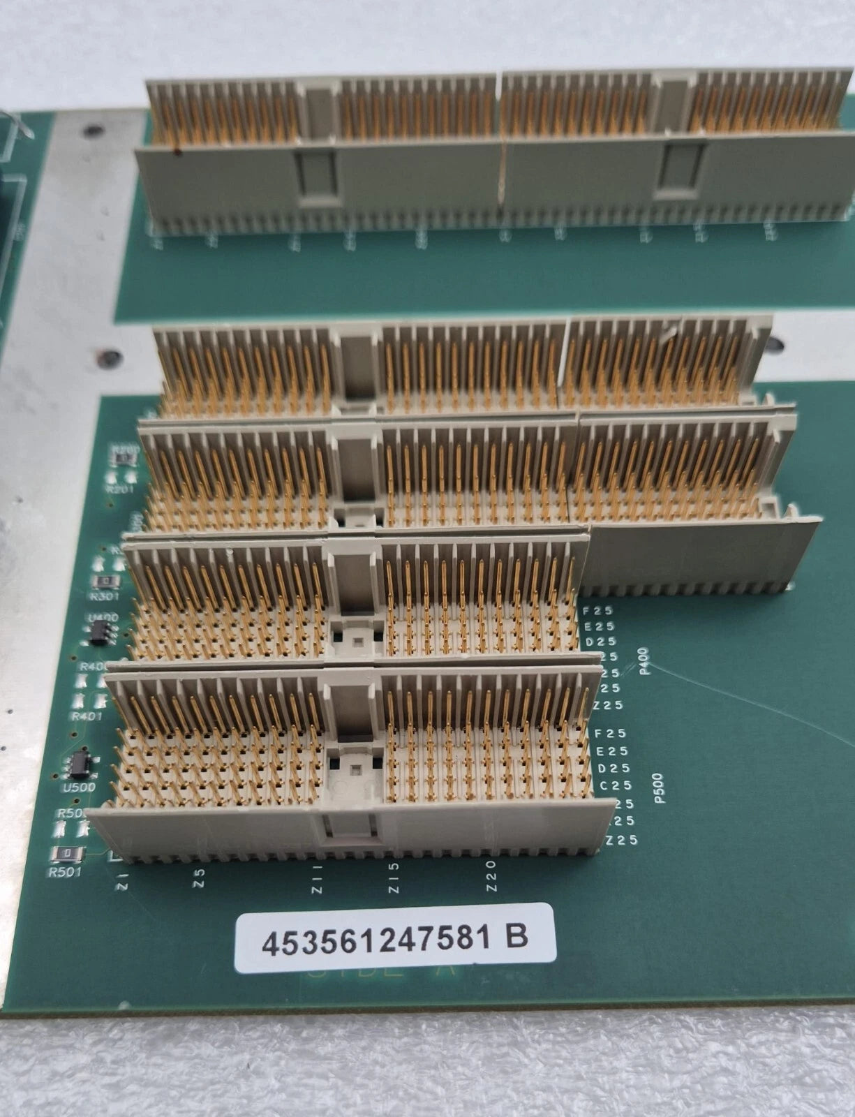 Philips HD11 backplane board connector detail close-up