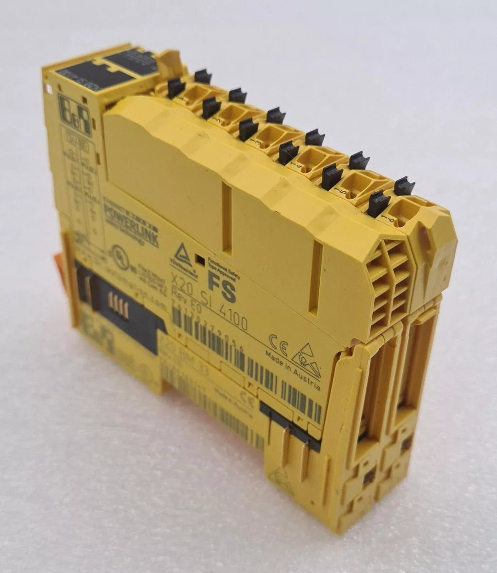 B&R Automation X20 SI 4100 POWERLINK Digital Control Input Module W/ X20 BM 33