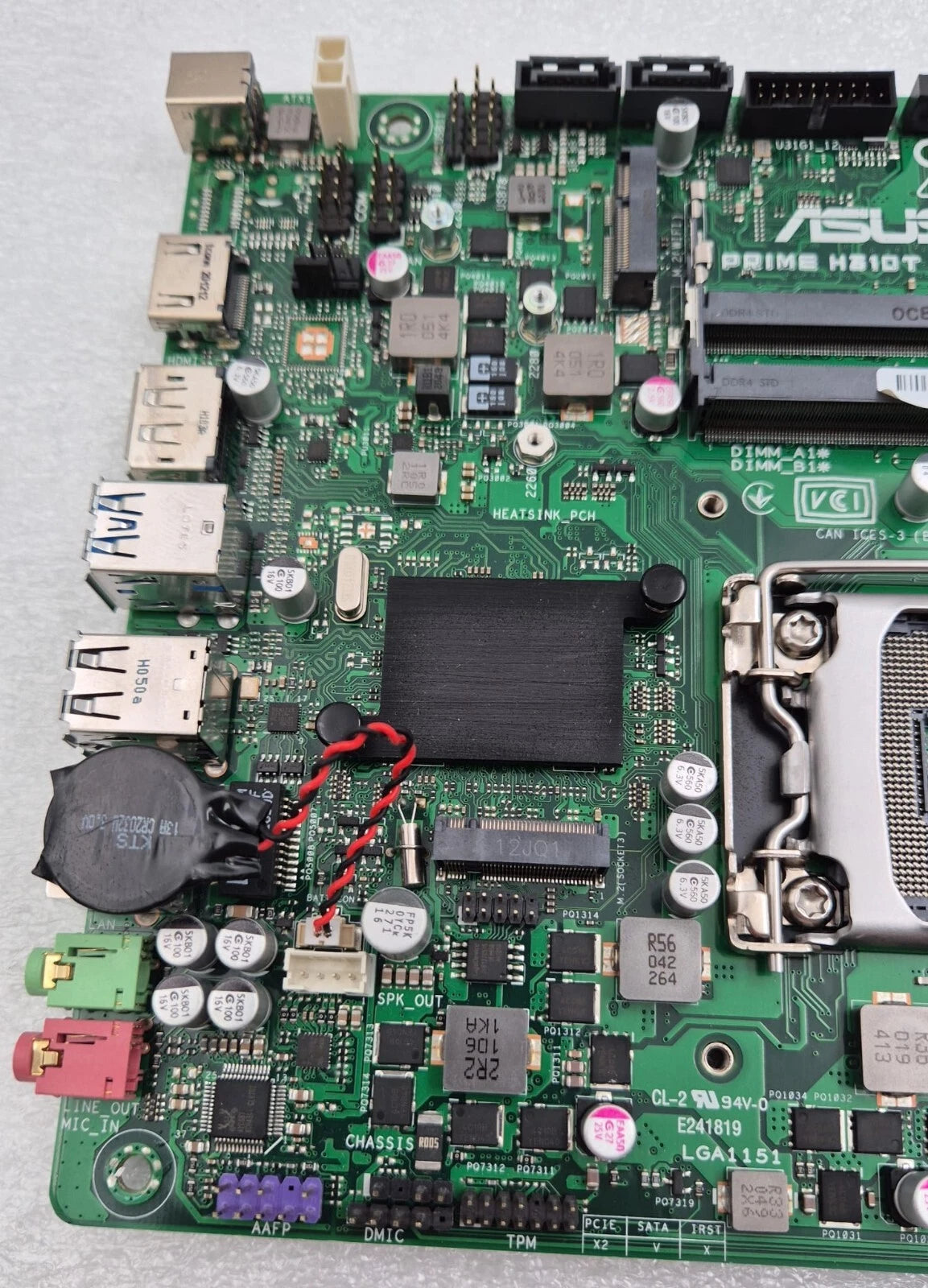 ASUS PRIME H310T R2.0 Motherboard Mini-ITX Intel LGA1151 DDR4 SATA3 HDMI