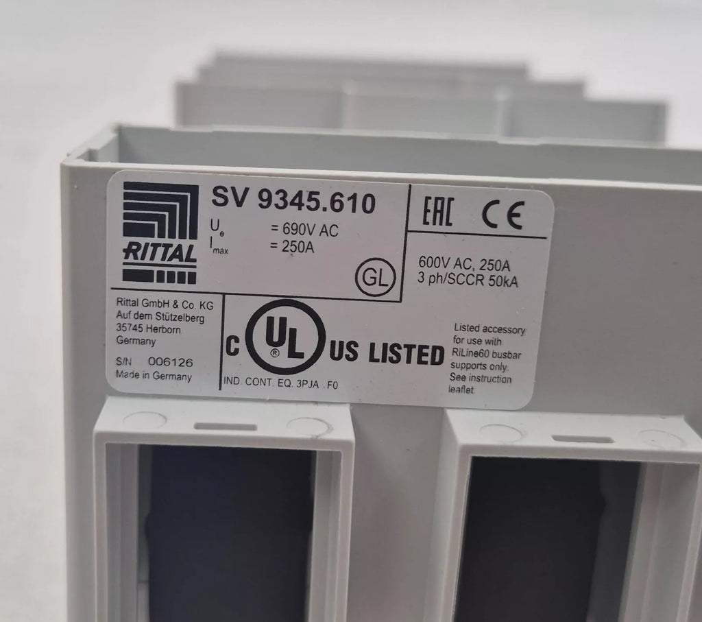 Rittal SV 9345.610 Fuse Holder Adapter 690VAC 250A 3-Pole