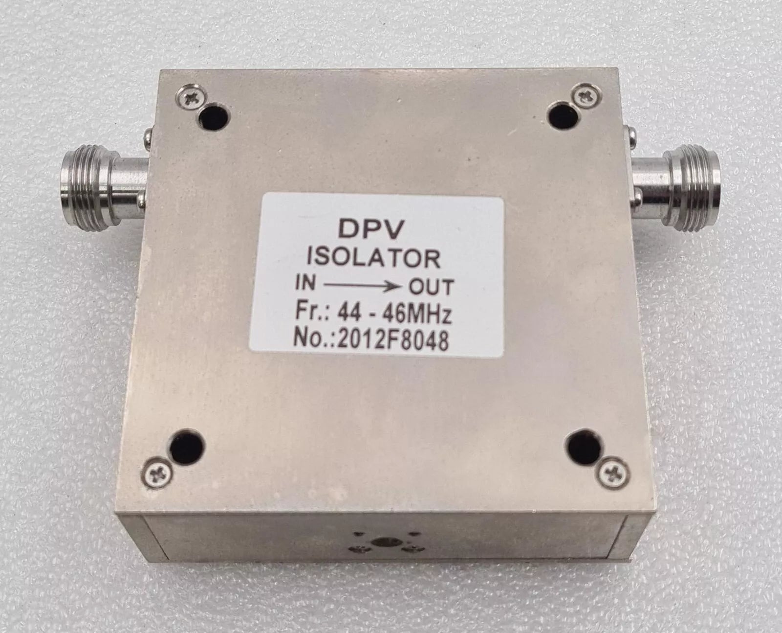 DPV ISOLATOR 44-46MHz high isolation Circulator RF Amplifier Transmitter