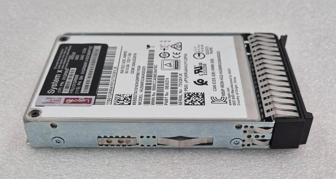 Lenovo System X 01GR905 01GR906 400GB SSD SAS 12Gb/s 2.5" HUSMR3240ASS201