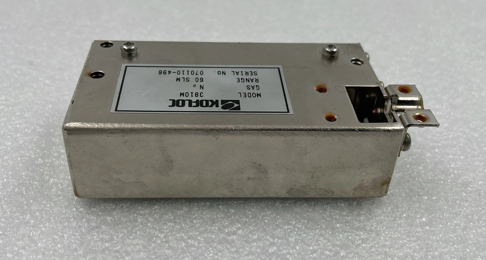 KOFLOC 3810M Mass Flow Sensor , Gas: N2 , Range: 60SLM