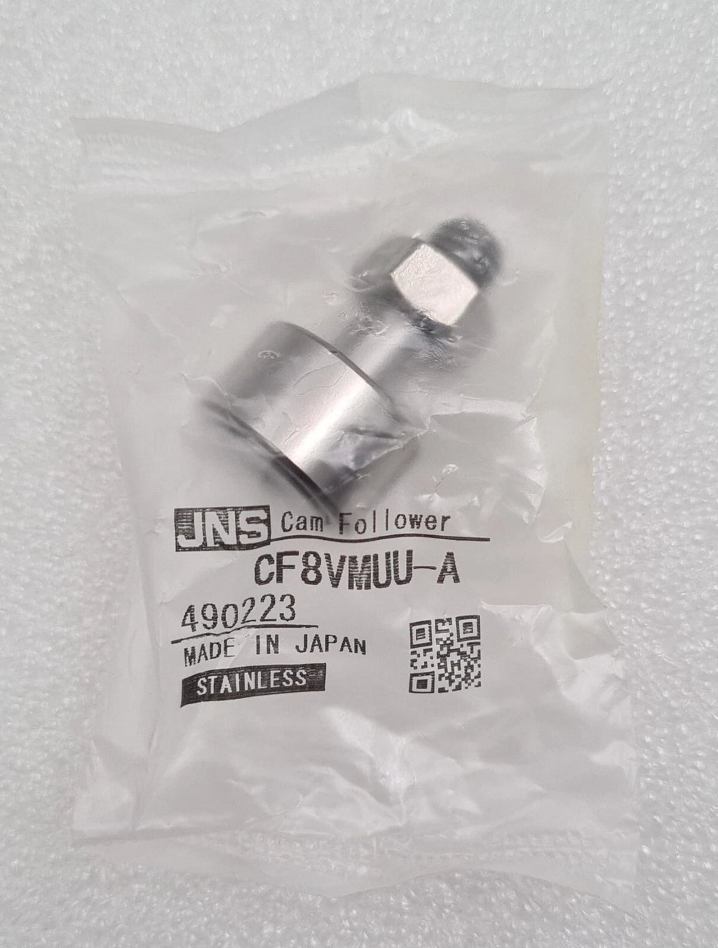 [5-pcs pack] NEW - JNS NOSE SEIKO Cam Follower CF8VMUU-A 490223 (STAINLESS)