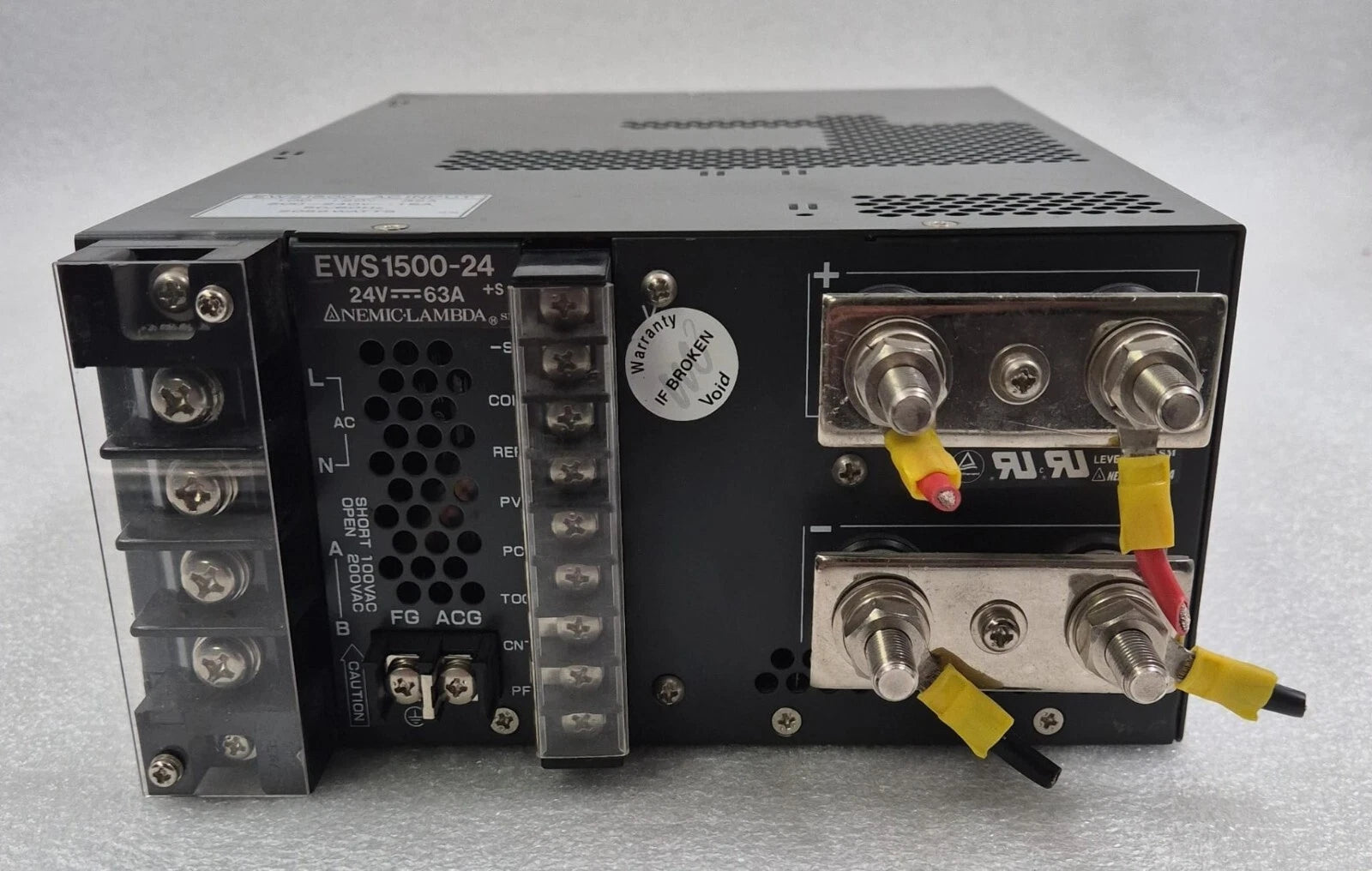 NEMIC-LAMBDA EWS1500-24 SWITCHING POWER SUPPLY 24V 63A