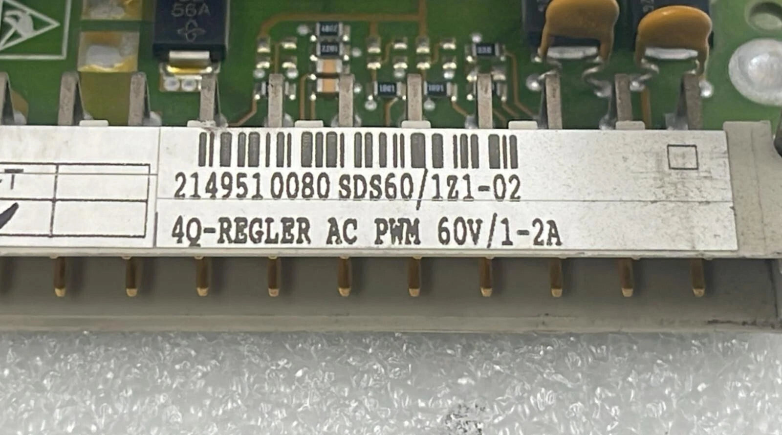 Siemens 00353446-04 4Q-Regler AC PWM SDS60/1Z1-02 Servo Amplifier 60V 1-2A