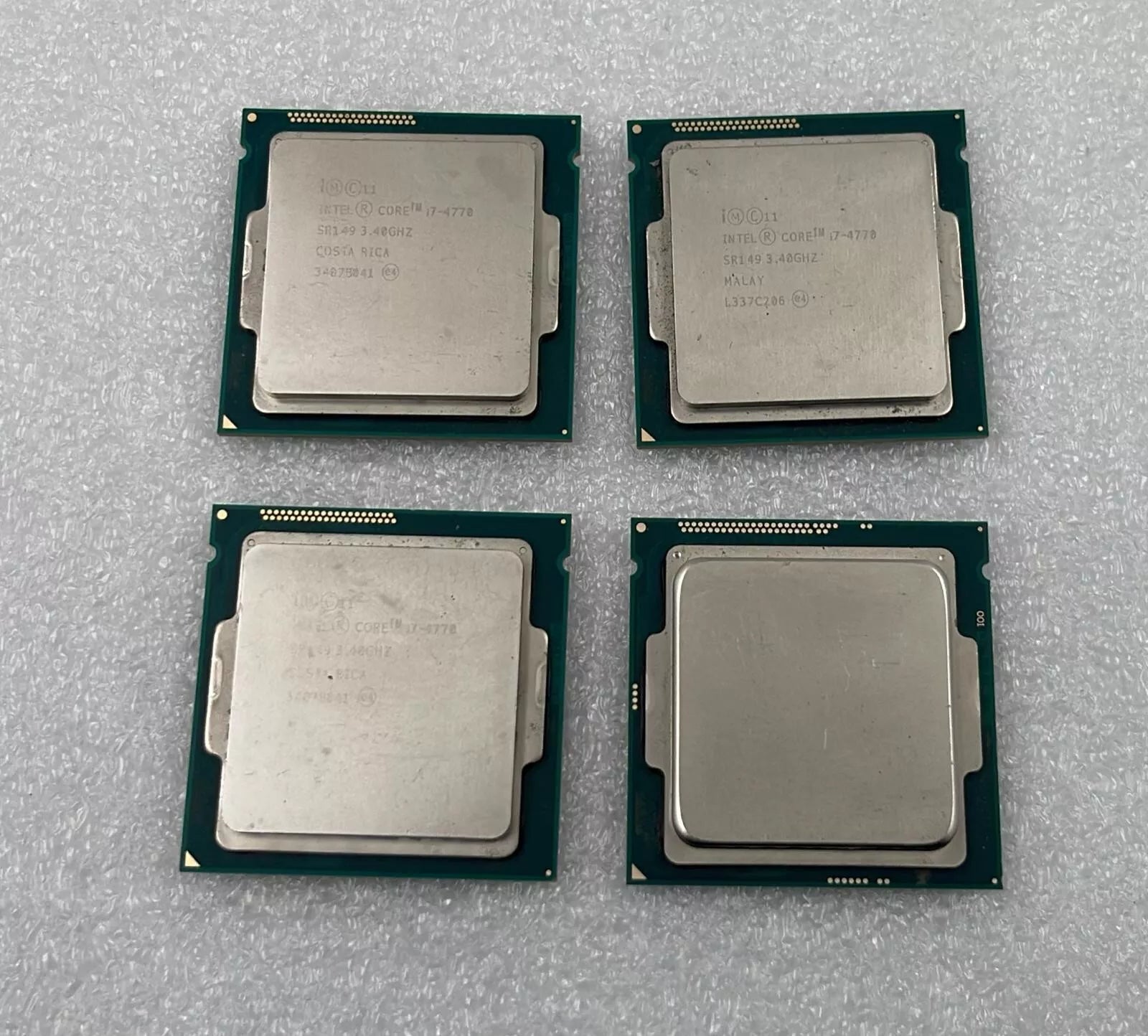 [LOT 4 PCS] INTEL CORE i7 i7-4770 SR149 3.40GHZ CPU Processor