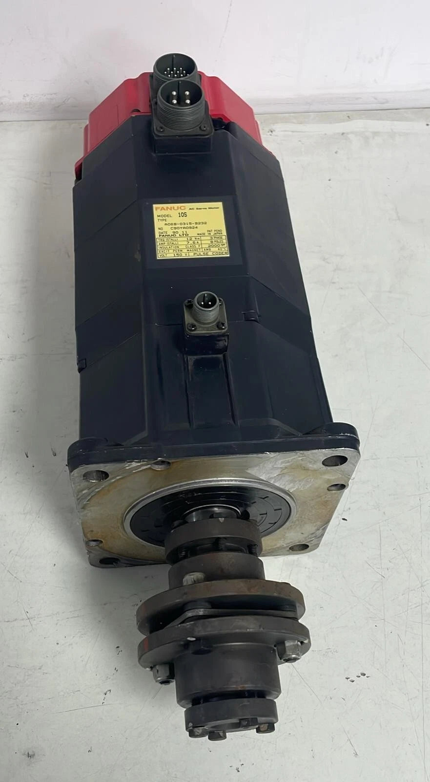 FANUC A06B-0315-B232 AC Servo Motor 10S 2000RPM Taper Shaft