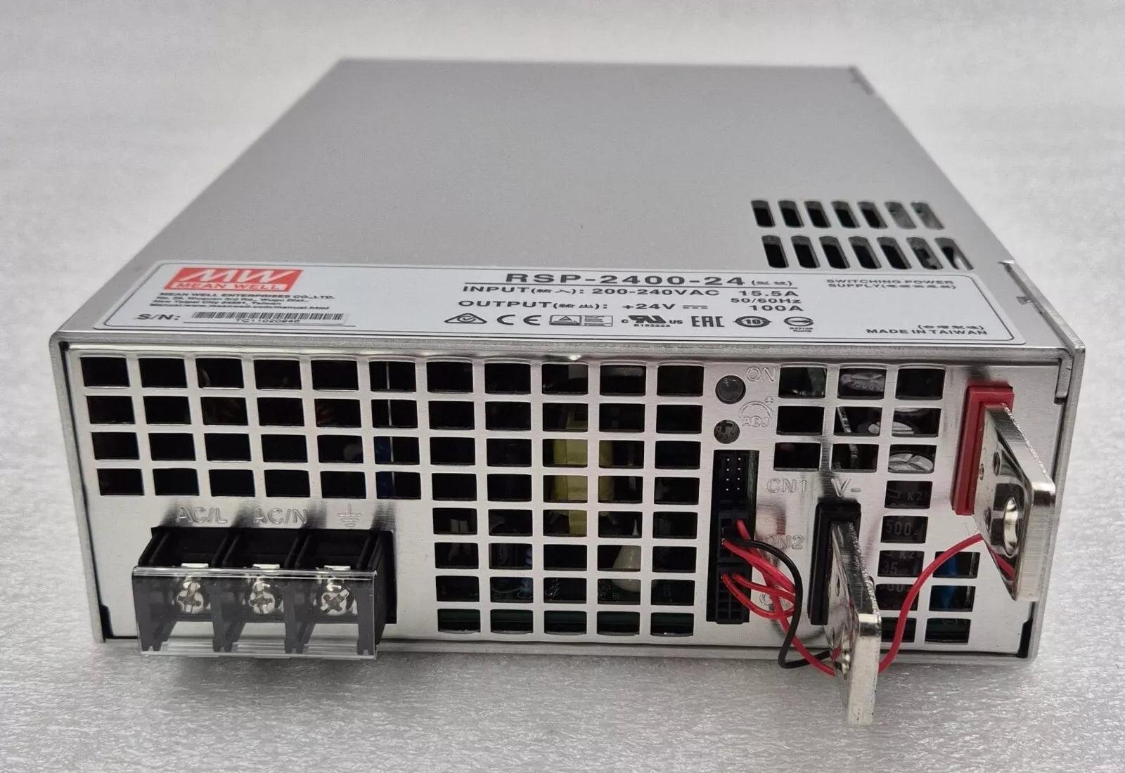 NEW - Mean Well MW RSP-2400-24 Switching Power Supply 200-240VAC 24V 100A