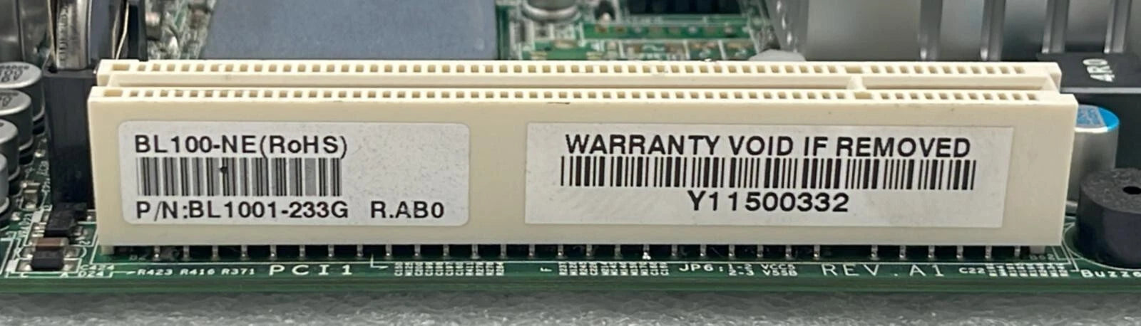 BL100-NE Intel Motherboard Industrial Board BL1001-233G W/ CPU FAN Memory I/O