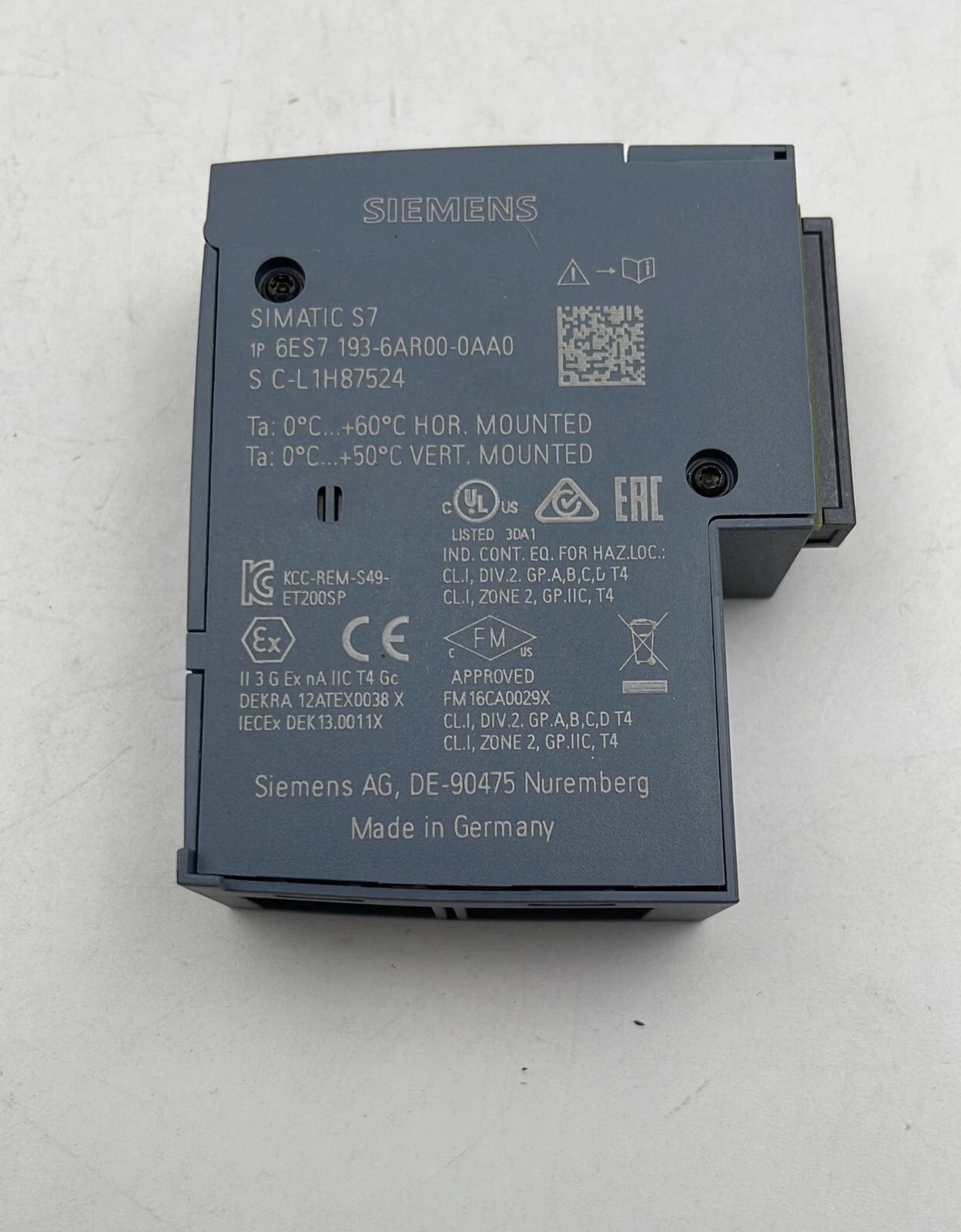 Siemens ET200SP 6ES7 193-6AR00-0AA0 bus adapter lot of 3
