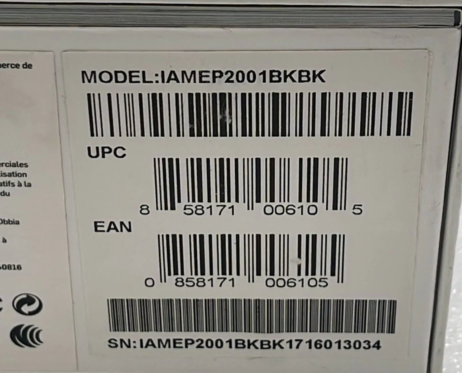 NEW** i.am+ BUTTONS Premium Wireless Bluetooth IAMEP2001BKBK