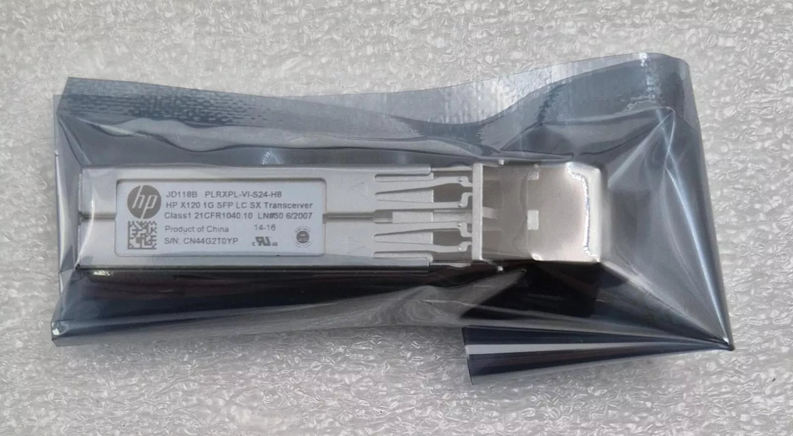 [LOT 7 PCS] NEW- HP JD118B PLRXPL-VI-S24-H8 X120 1G SFP LC SX Transceiver Module