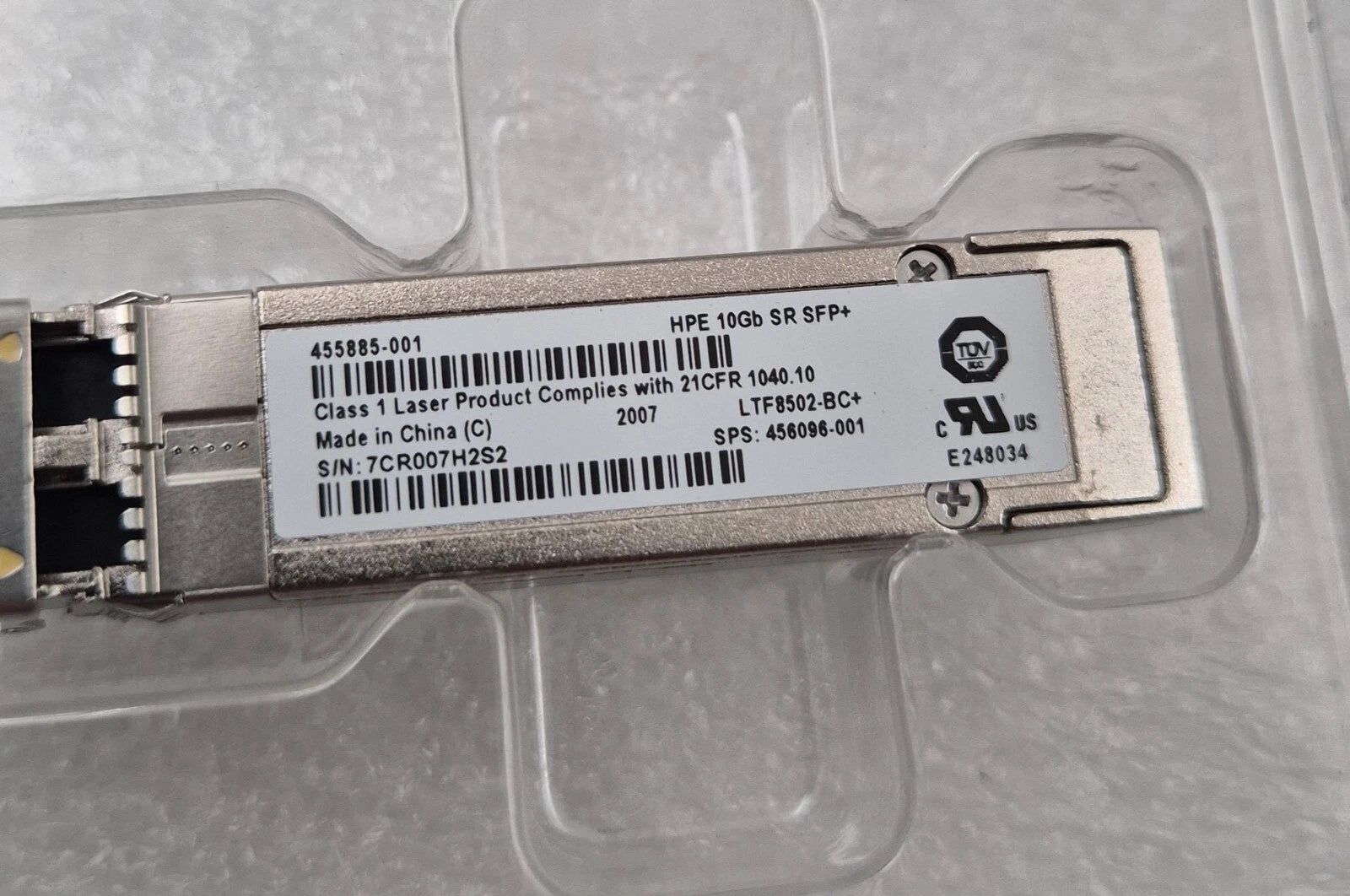 [LOT 27 PCS] NEW - HPE 10Gb SR SFP+ Transceiver Module 455885-001 / 456096-001