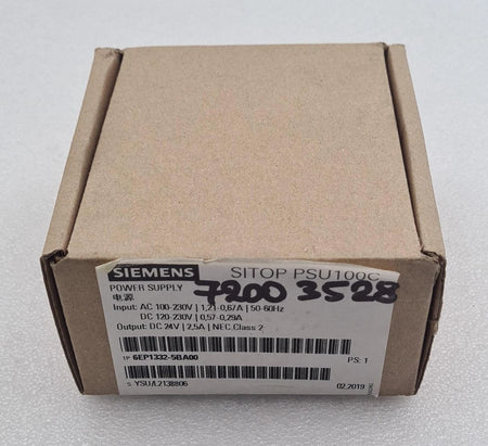 Siemens SITOP PSU100C 6EP1332-5BA00 power supply