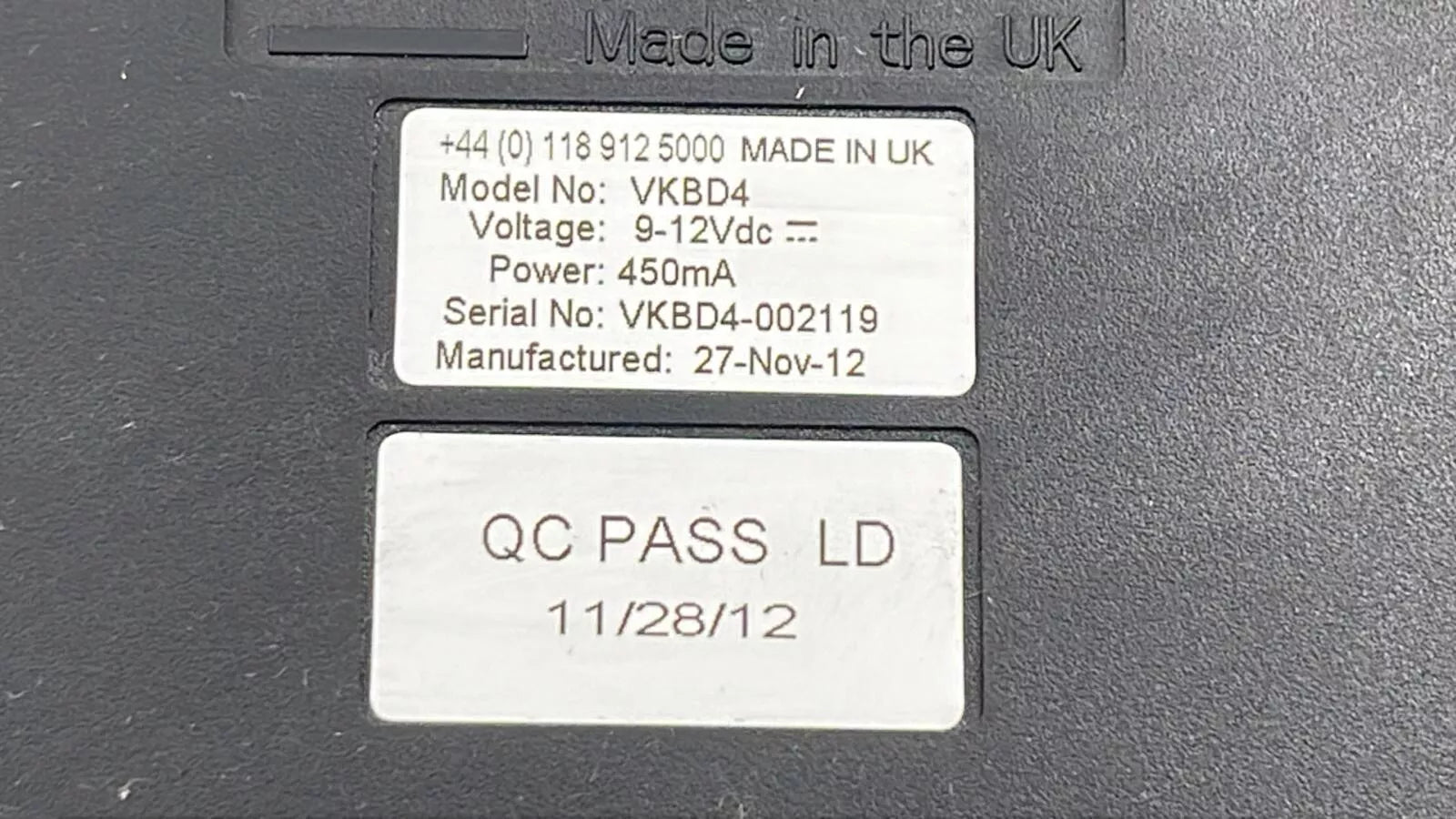 Vista VKBD4 Controller Keyboard W/ Joystick 9-12 VDC