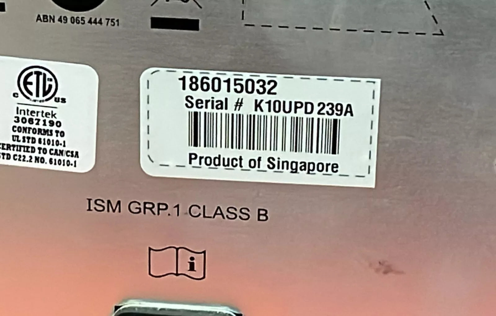 Waters Acquity UPLC PDA Detector 186015032 **AS IS