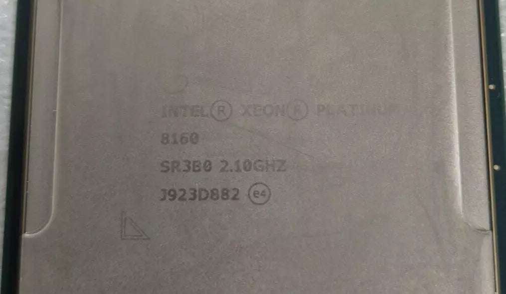 Intel Xeon Platinum 8160 SR3B0 2.10GHz 24-Core LGA3647 CPU Processor 33MB 150W
