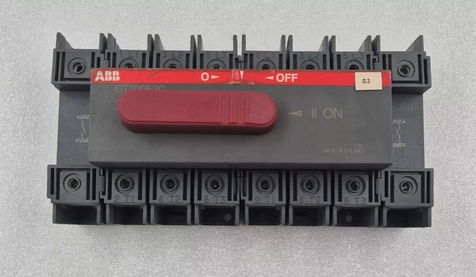 ABB OT100E3C Manual Change-Over Switch Circuit Breaker