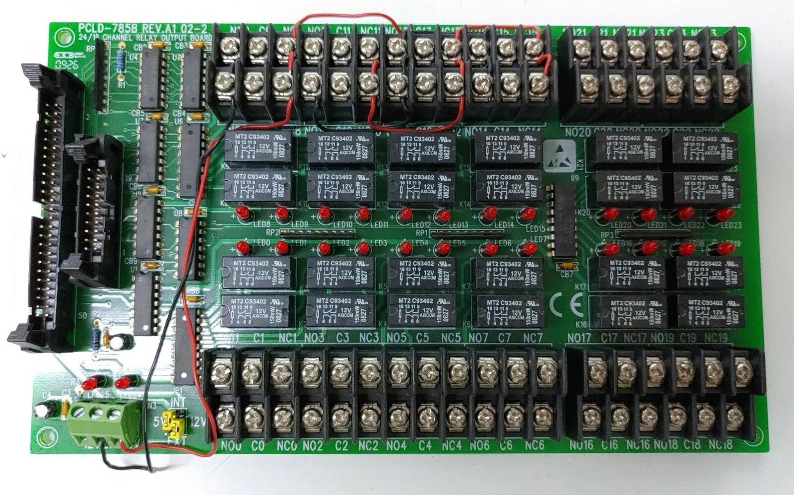 Advantech PCLD785 REV.A1 02-2 24/16 CHANNEL RELAY OUTPUT BOARD