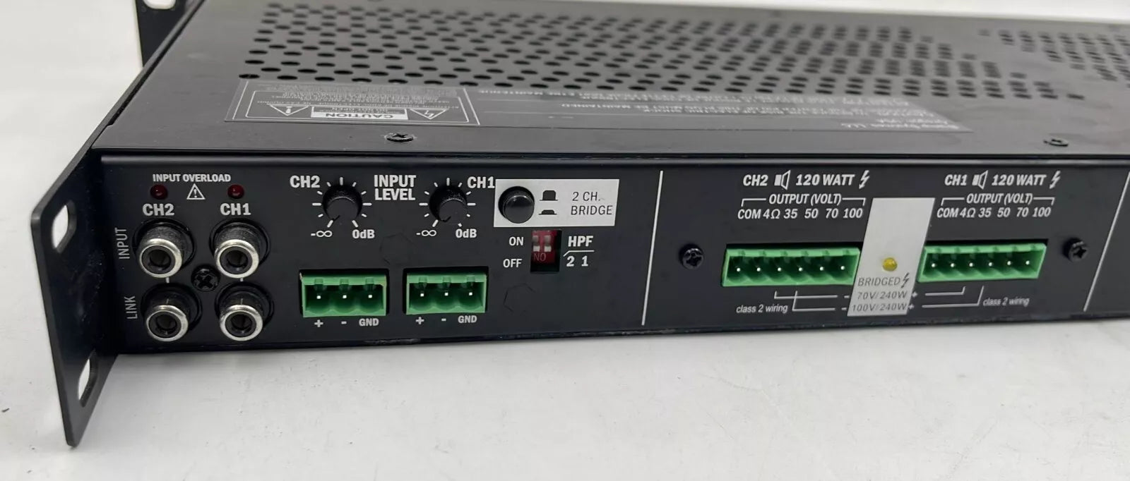 Biamp REVAMP 2120T 2-Channel Audio Power Digital Amplifier