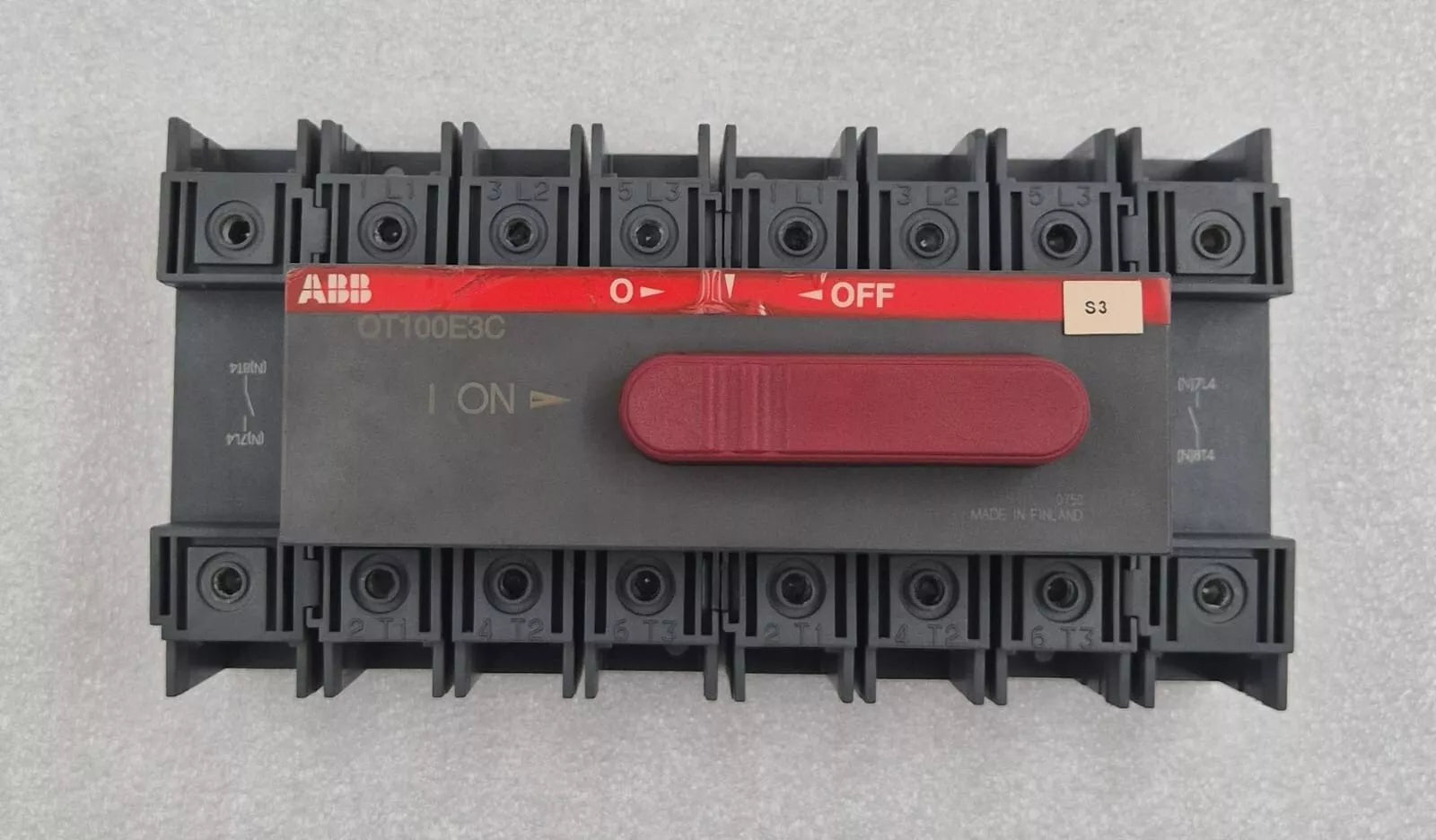 ABB OT100E3C Manual Change-Over Switch Circuit Breaker