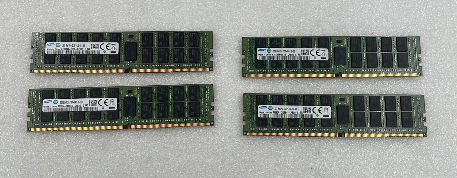 [LOT 4] Samsung 32GB 2Rx4 PC4-2133P M393A4K40BB0-CPB0Q DDR4 HP 752370-091 RAM