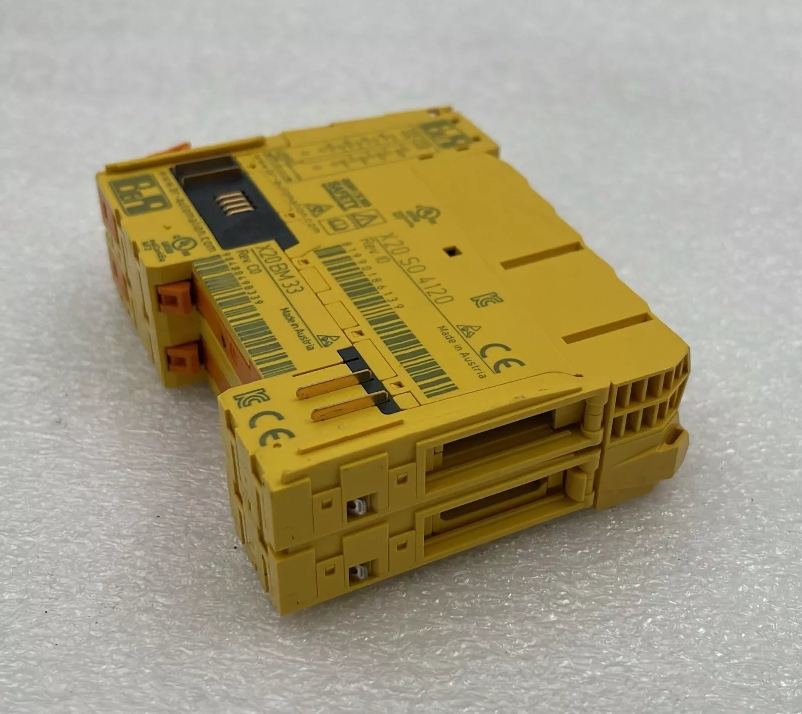 B&R Automation X20 SO 4120 POWERLINK Digital Control Input Module W/ X20 BM 33