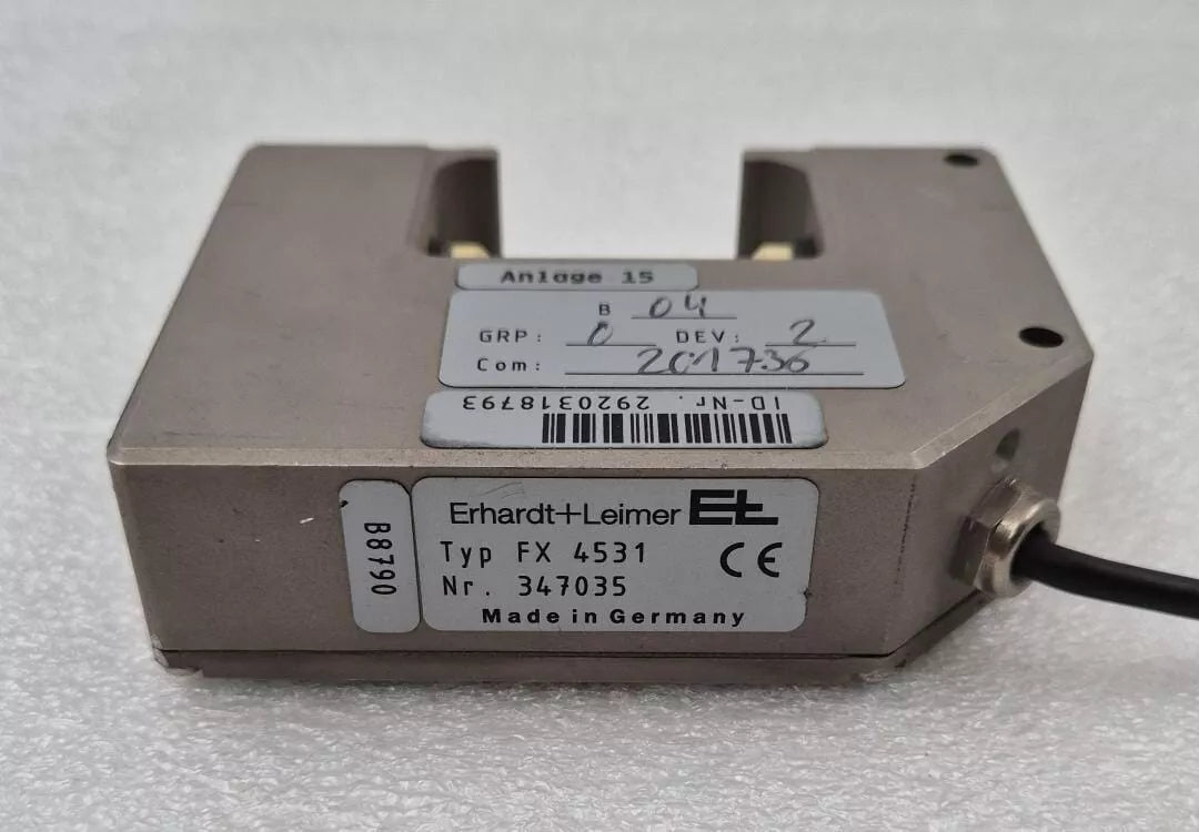 Erhardt Leimer FX 4531 compact ultrasonic edge sensor for web guiding