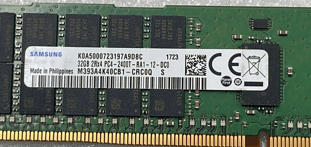 [LOT 6] SAMSUNG 32GB 2Rx4 PC4-2400T M393A4K40CB1-CRC0Q DDR4 RAM HPE 809083-091