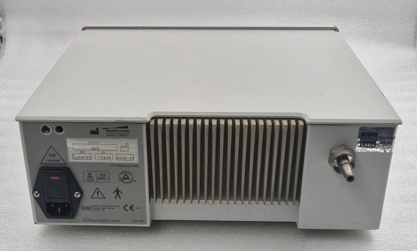 Bausch & Lomb MVE D04195 Millennium Vitrectomy Enhancer ERROR E7 **FOR PARTS**