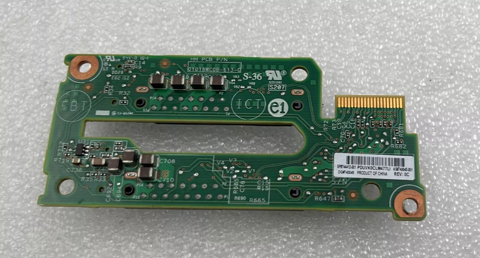 [LOT 7] 744412-001 HP BL460C G9 SAS/SATA Backplane BackPlane 2-BAY 740045-001