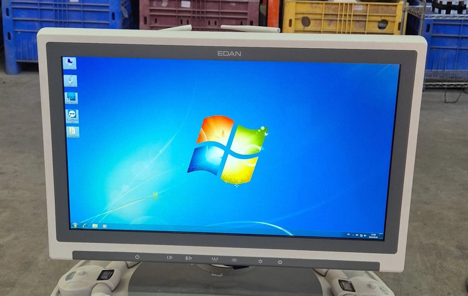 ADVANTECH POC-W212C Touch Monitor 21.5" PC EDAN FTS-6 Central Monitoring System