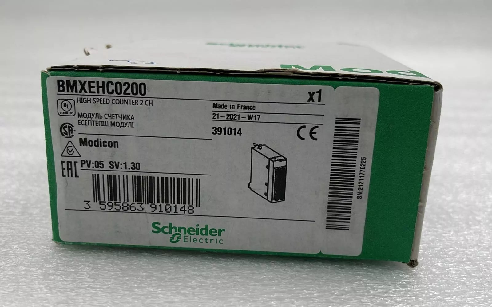NEW - Schneider Modicon BMXEHC0200 High Speed Counter 2 CH