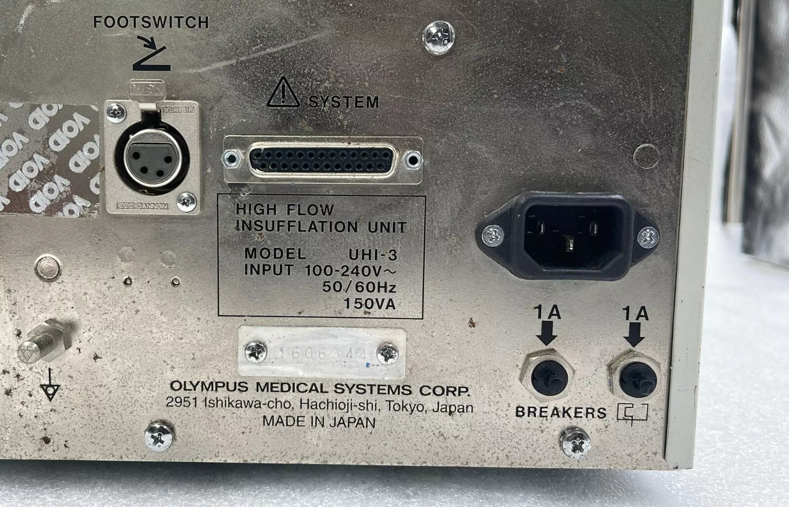 OLYMPUS UHI-3 High Flow Insufflator