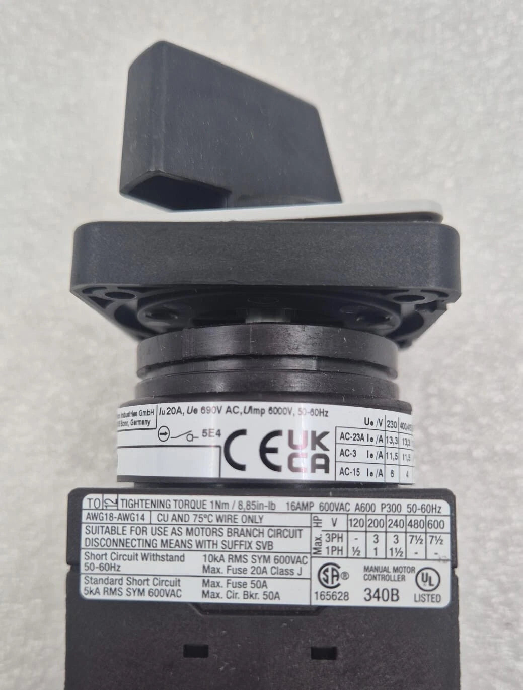 **NEW** Eaton T0-5-8369/E Toggle Switch Kit T0-5-8369 Change over switch 2-way