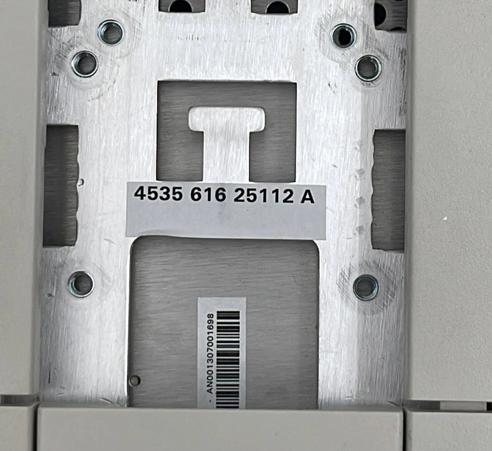 Philips LCD display rear mounting plate detail