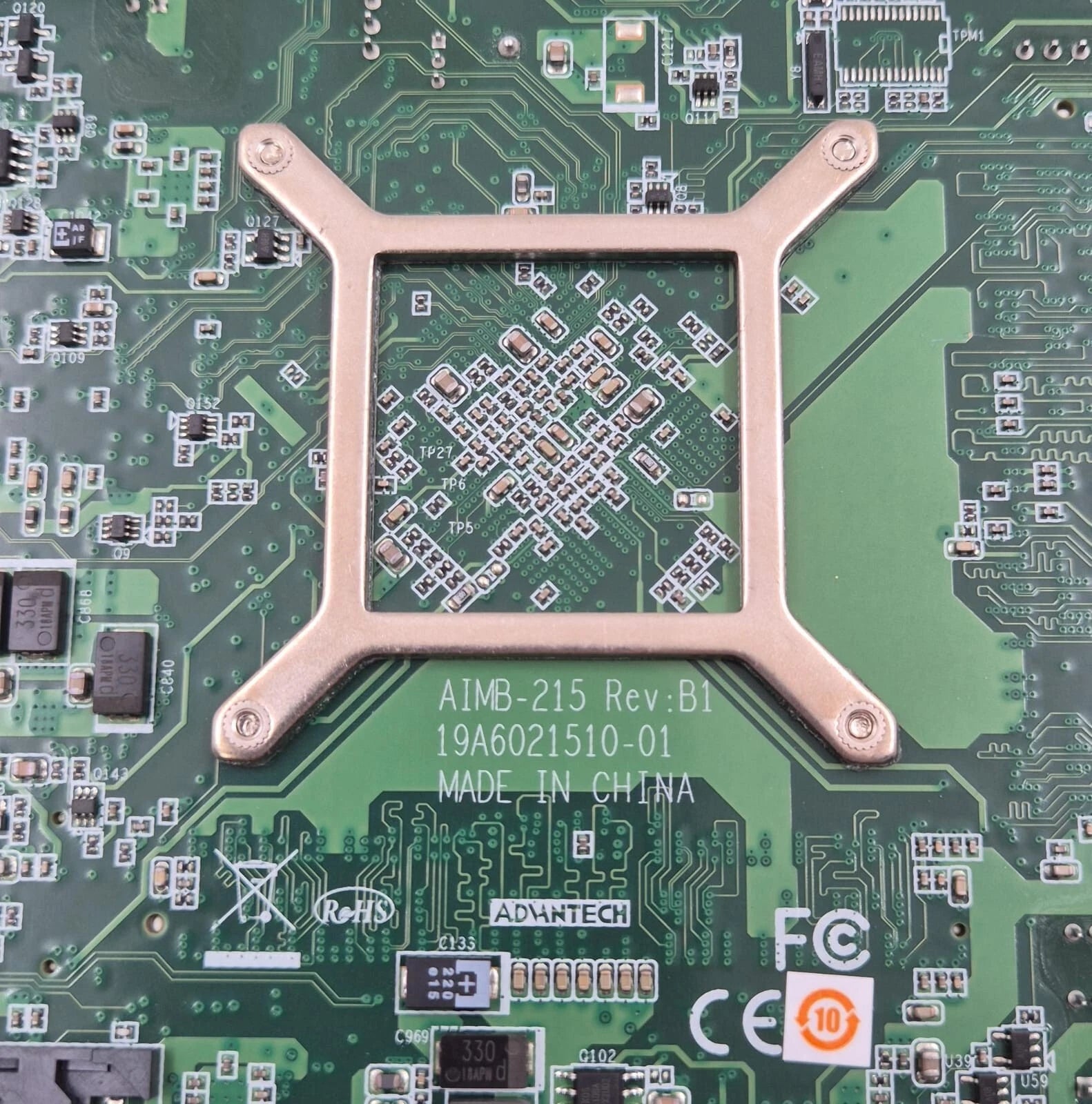 Advantech AIMB-215 AIMB-215D Industrial Control Motherboard AIMB215D1808U w/ I/O