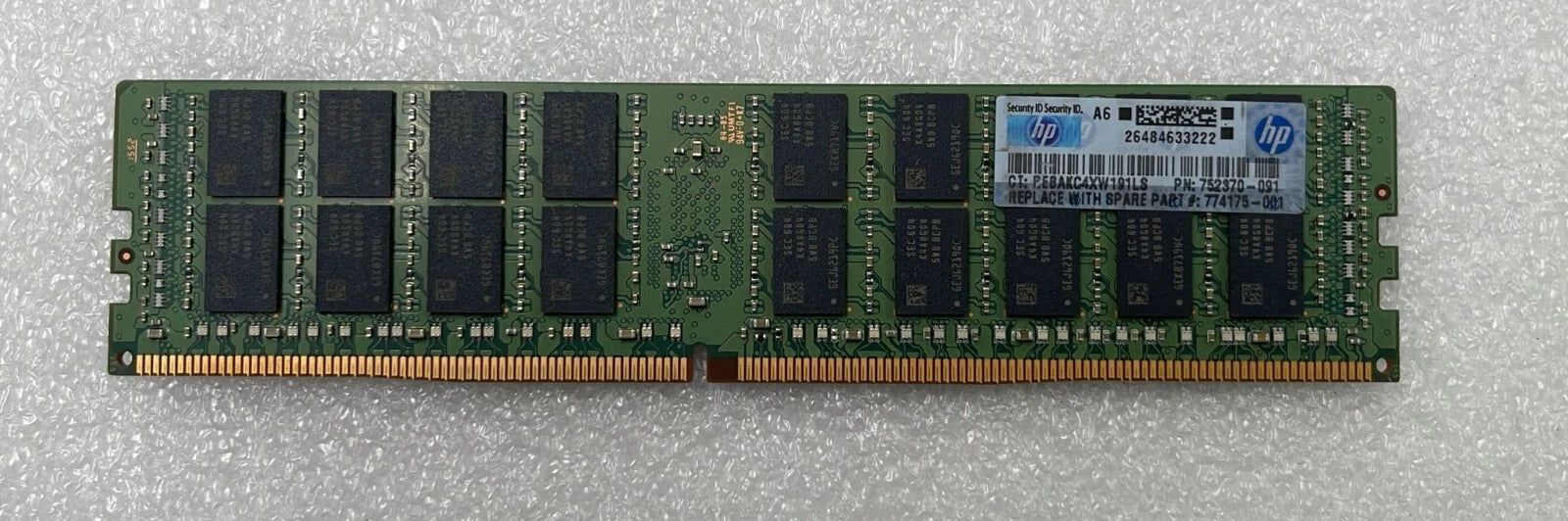 [LOT 4] Samsung 32GB 2Rx4 PC4-2133P M393A4K40BB0-CPB0Q DDR4 HP 752370-091 RAM