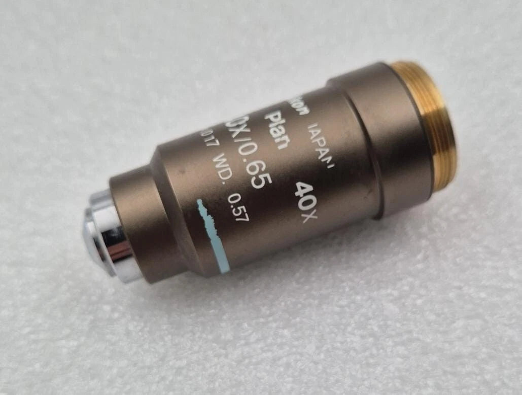 Nikon Plan 40X/0.65 ∞/0.17 WD 0.57 Microscope Objective Lens 40X