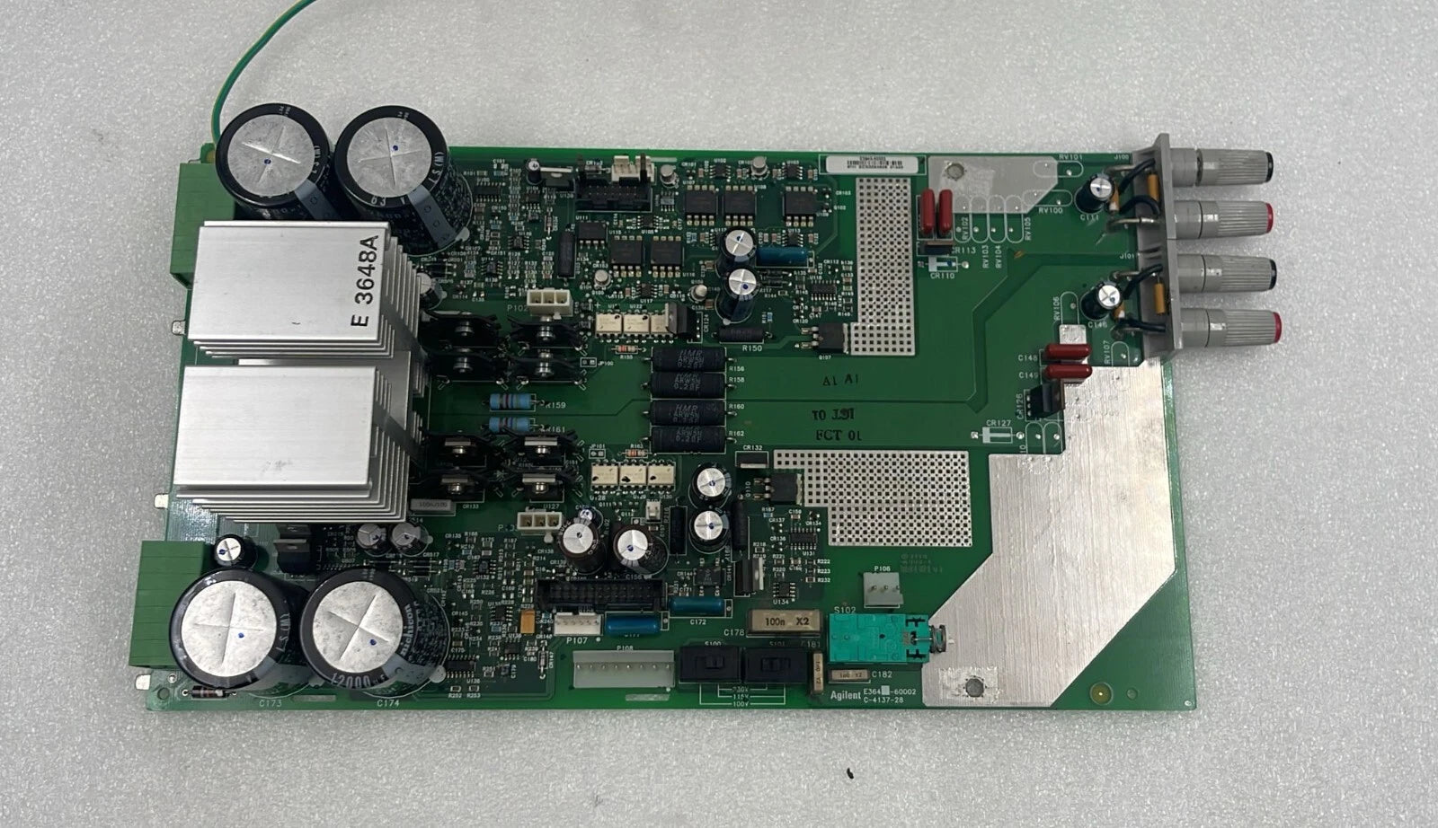 Agilent E3648A Dual Output DC Power Supply Controller Board
