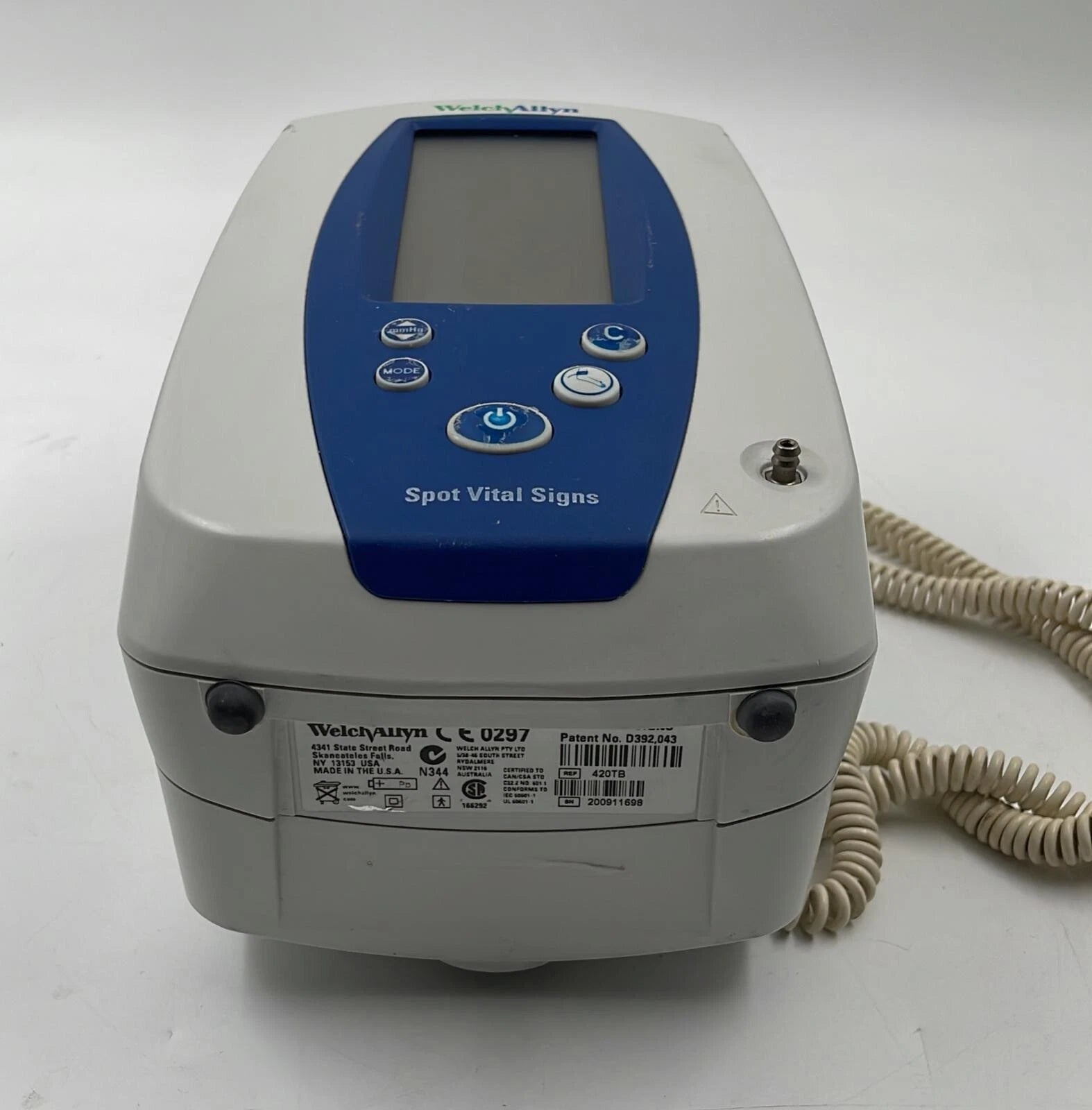 Welch Allyn Spot 420TB Vital Signs Monitor