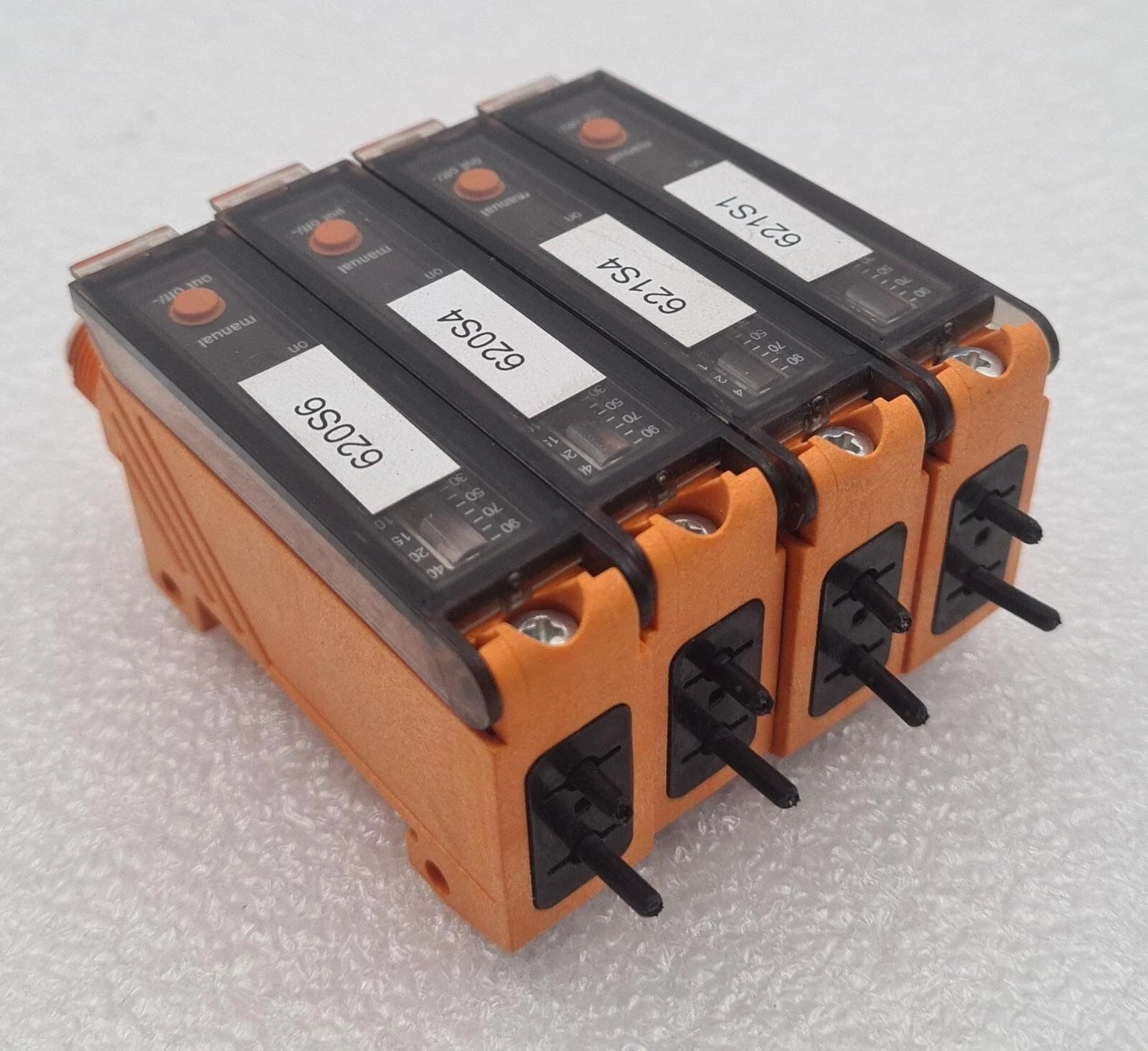 [LOT OF 4] IFM Photoelectric Sensor Fiber-Optic Amplifier OBF500 OBF-FAKG/T/US