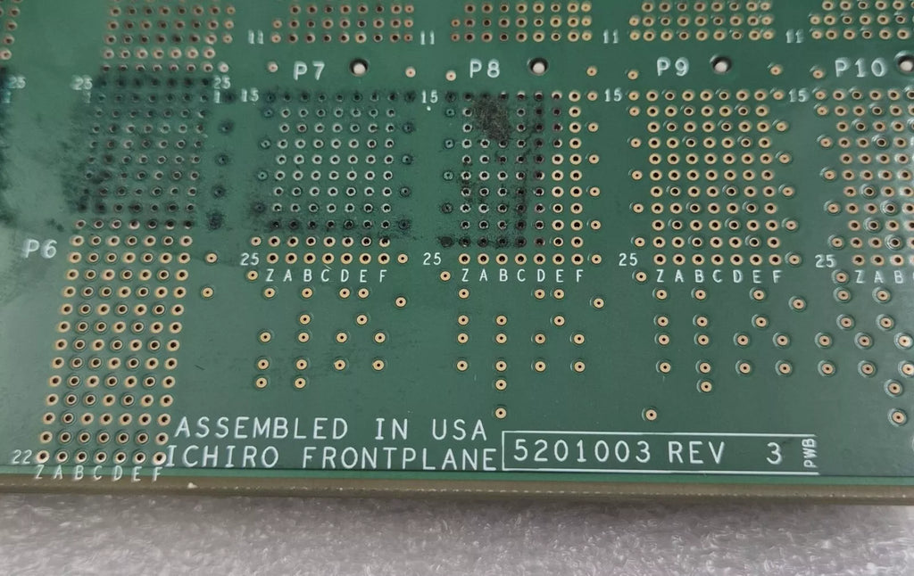 GE LOGIQ Vivid E9 ULTRASOUND ICHIRO FRONTPLANE 5201003 REV 3 / 5201002 C