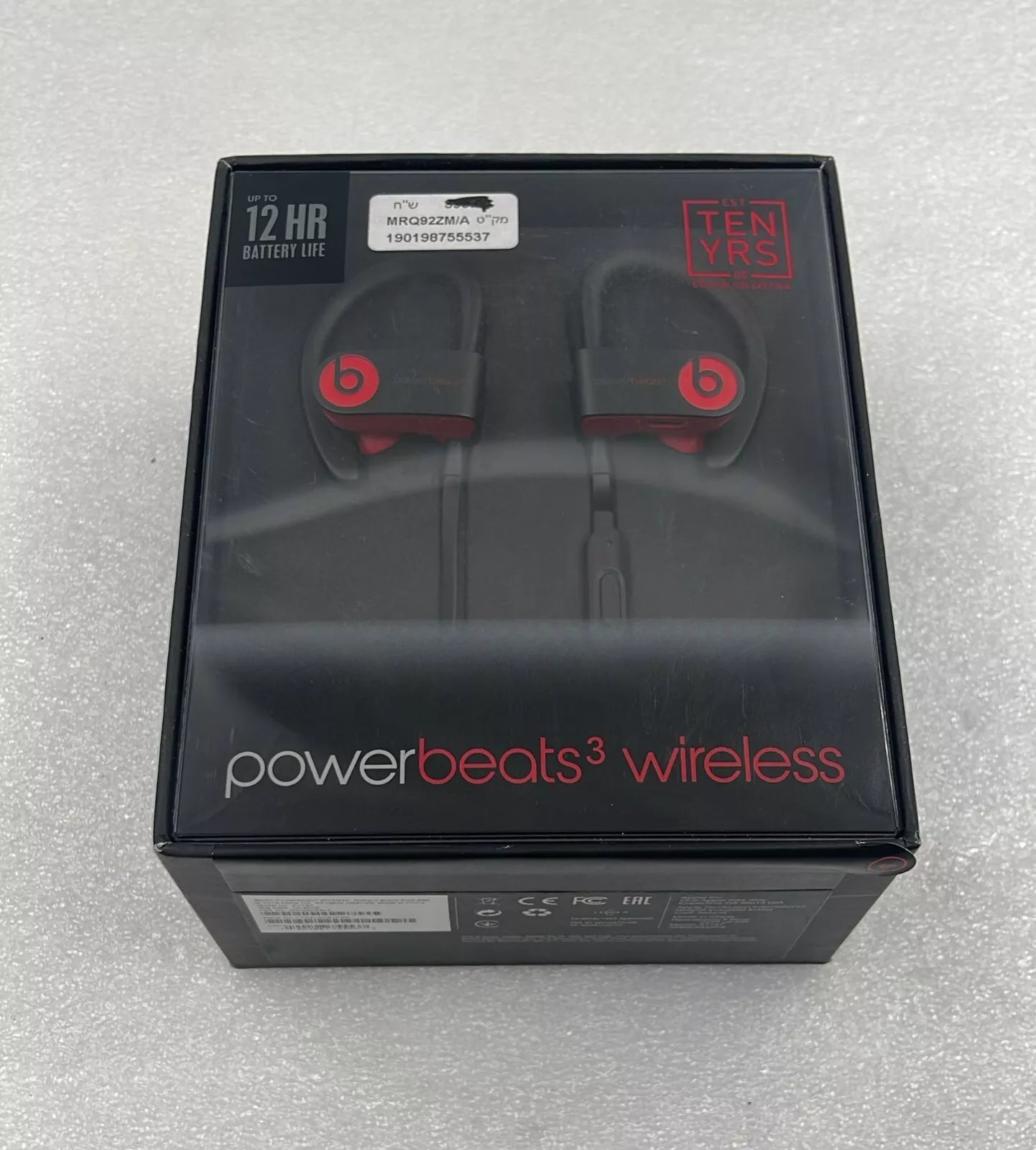 *NEW OEM* Apple Beats by Dr.Dre PowerBeats 3 Wireless Black-Red