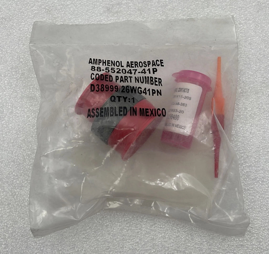 [LOT 2 PCS] Amphenol D38999/26WG41PN Circular MIL Spec Connector