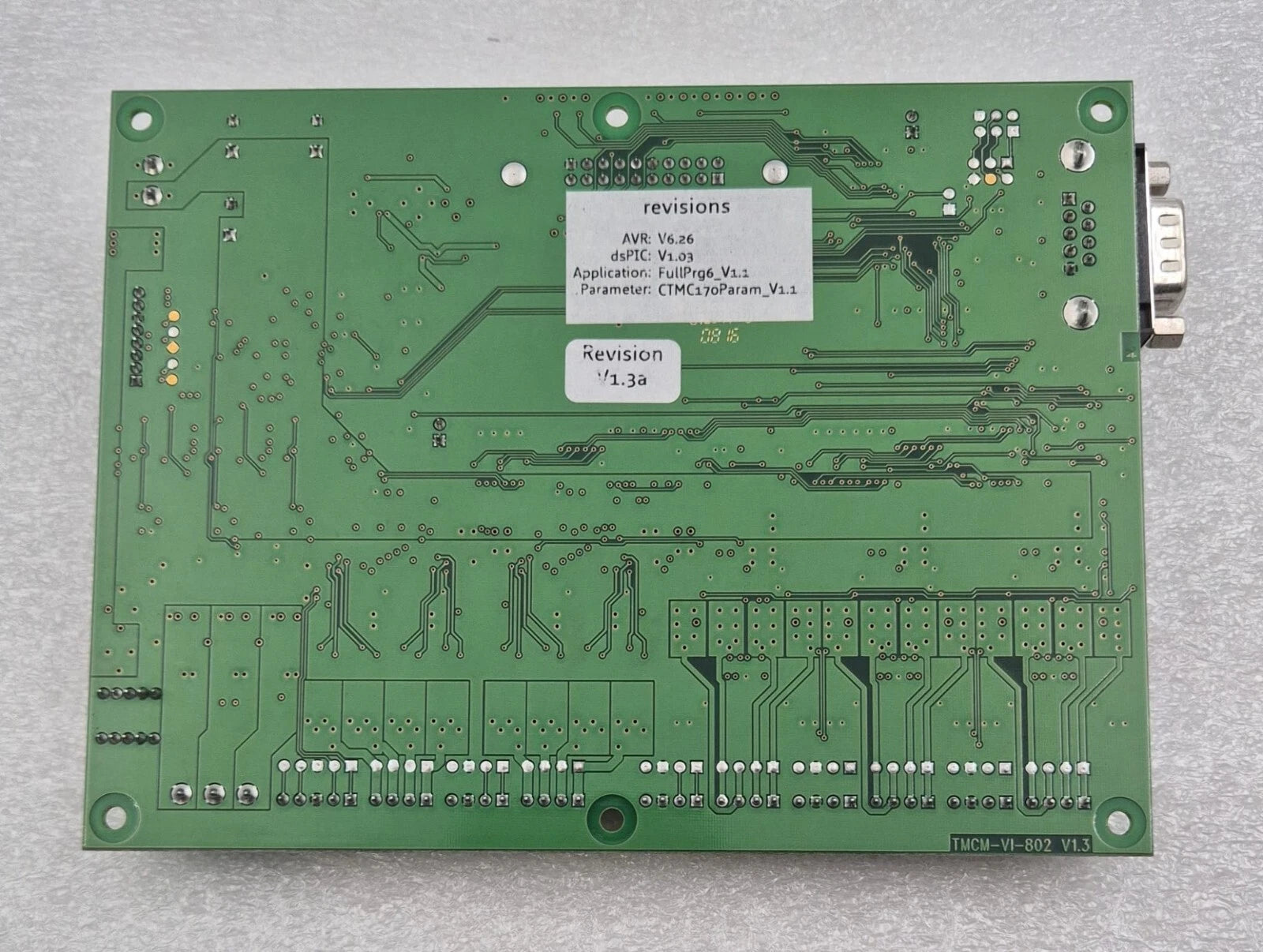 Trinamic TMCM-VI-802 PCB backside view