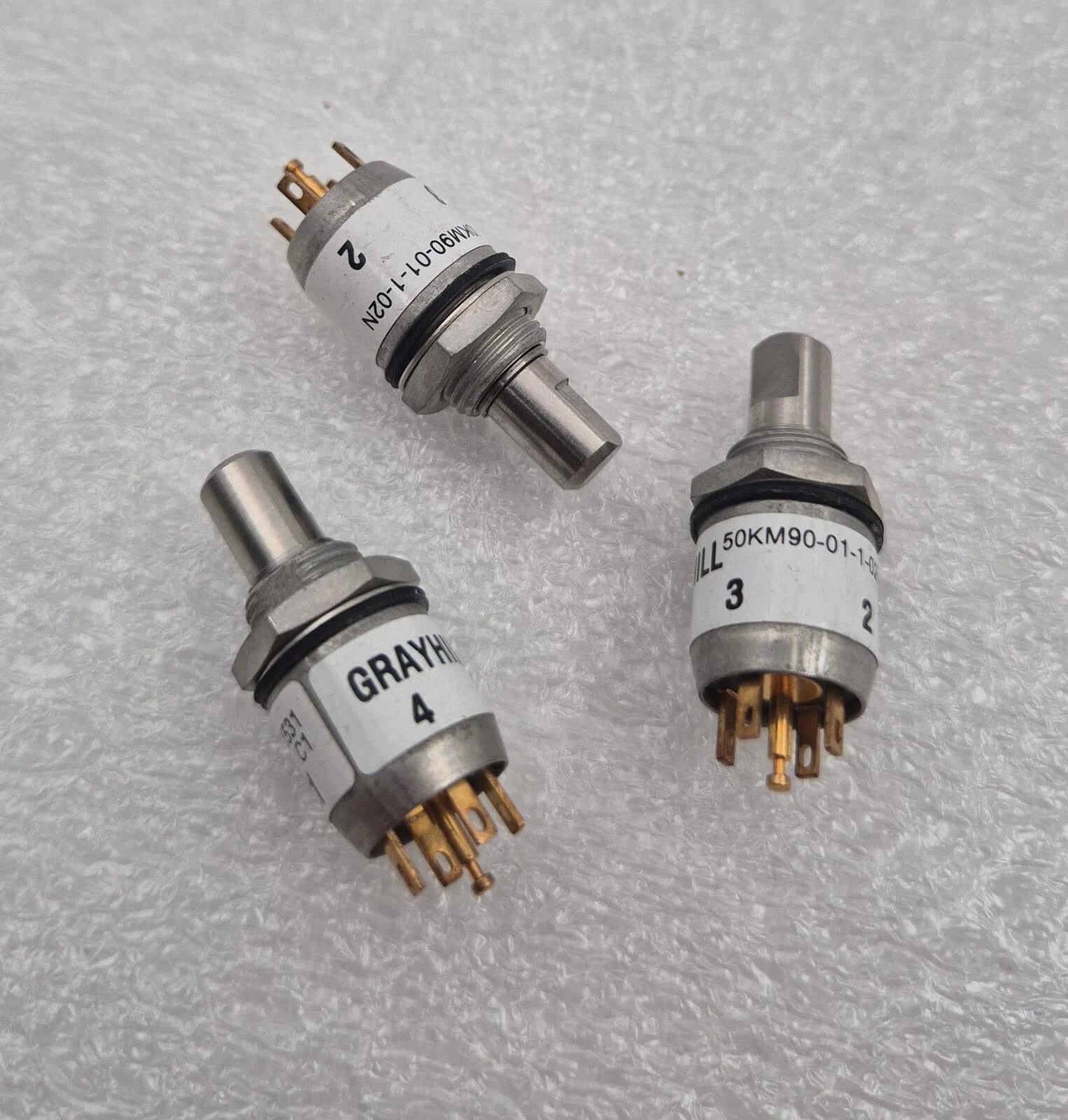 [LOT OF 3 PCS] Grayhill 50KM90-01-1-02N SWITCH ROTARY